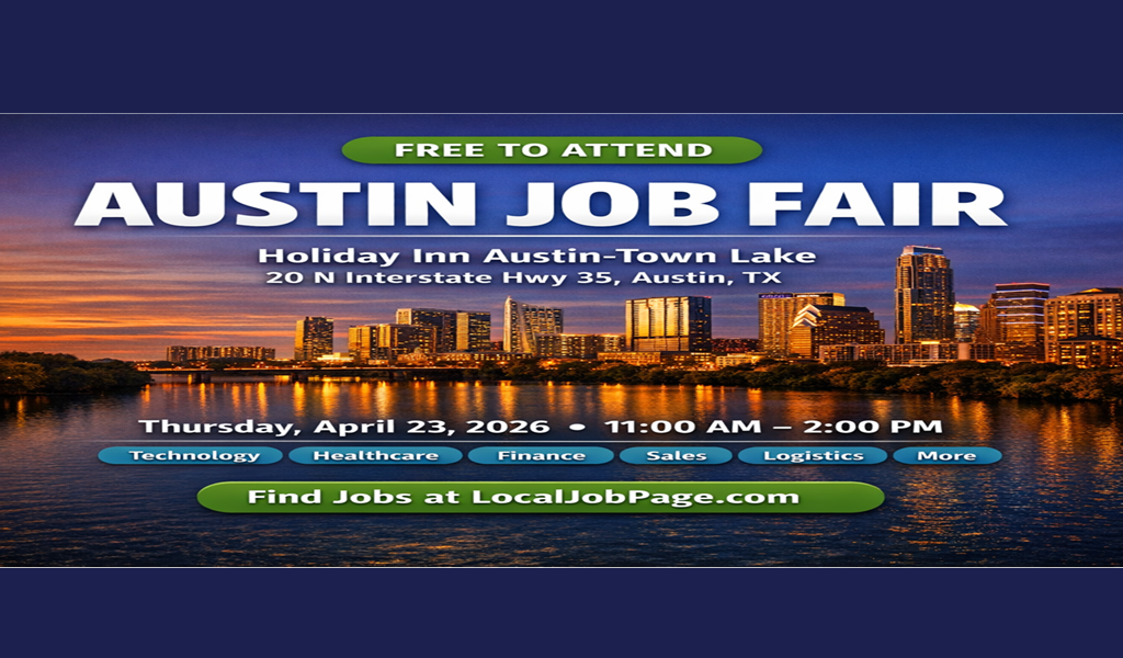 Austin Job Fair at Holiday Inn Town Lake April 23: Connect with Top Employers